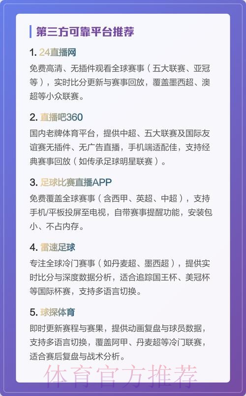 观看世界杯赛事直播平台推荐 观看世界杯赛事直播平台推荐